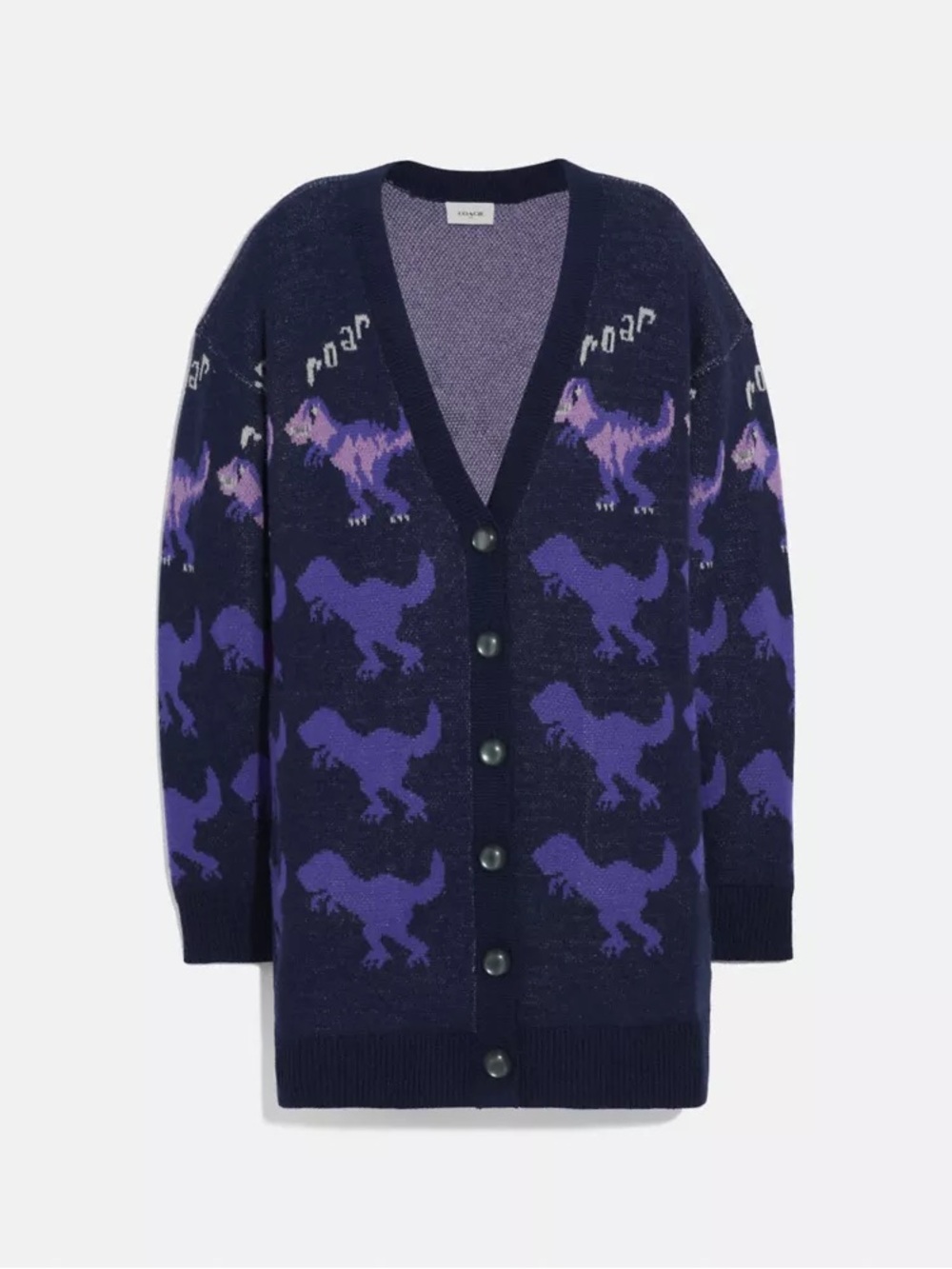 Coach Rexy Roar Cardigan Coat